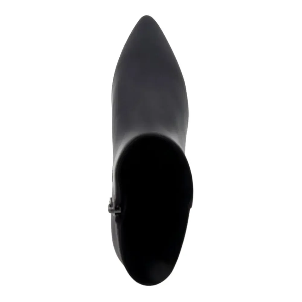 Aerosoles Women's Edith Mid Heel Ankle Booties Black Size 7 1/2 M